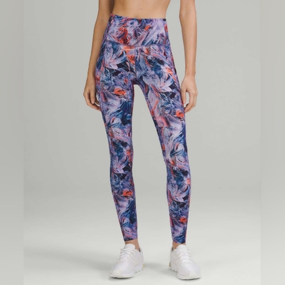 🆕 Lululemon Fast and Free Brushed High-Rise Tight 28" Atmospheric Purple 2 NWT - Picture 4 of 16